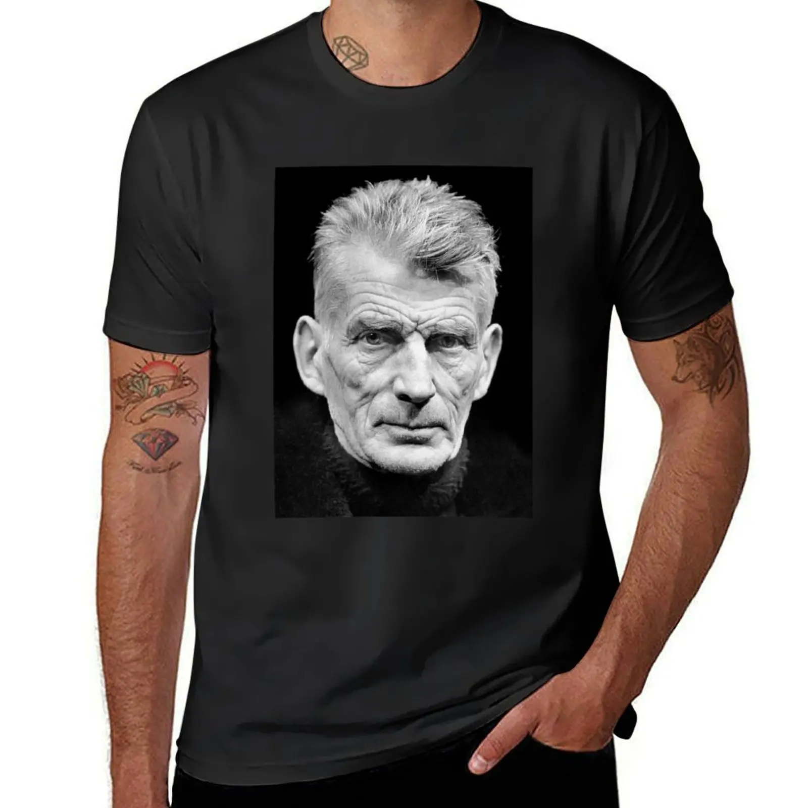 

Samuel Beckett T-Shirt heavyweights anime clothes anime sweat mens cotton t shirts