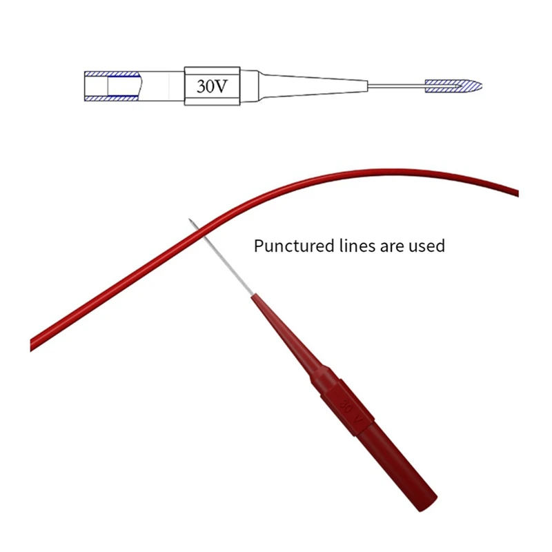 Multimeter Test Leads Kit With Digital Electrical Test Probes Set With Alligator Clips Test Hook Tweezer Flexible Wire