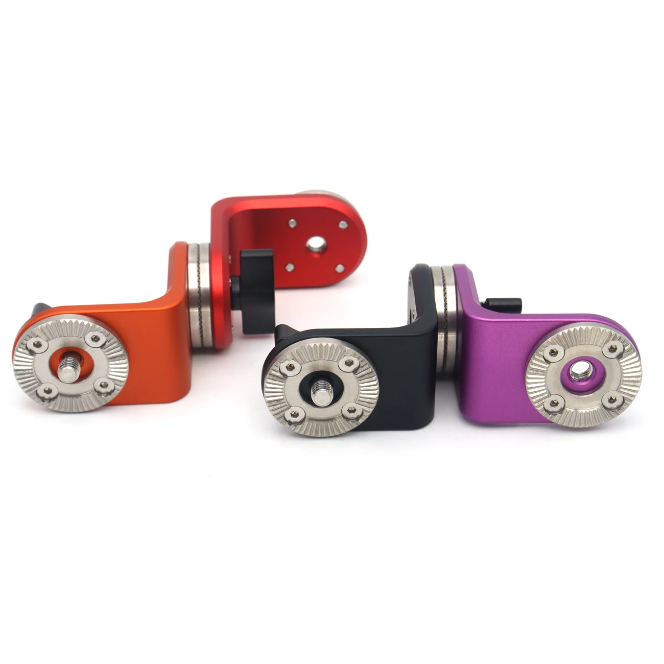 New Dual ARRI Rosettes Extension Mount Connector With Central M6 Thread & Adjustable Thumb Knob For Camera Rig Handle Grip