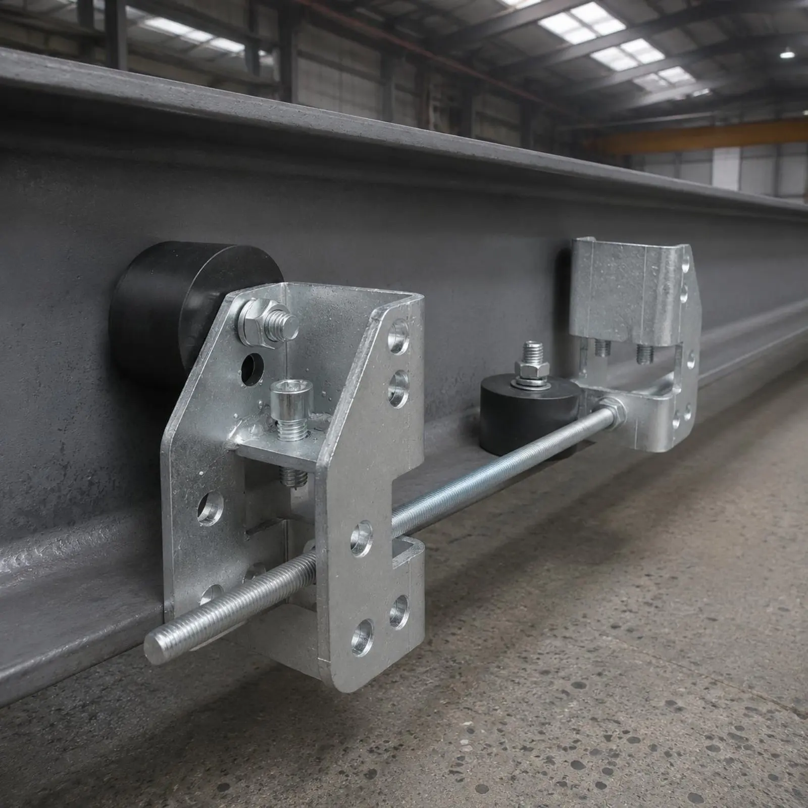 

I Beam Trolley Stopper Shock Absorbing Crane Trolley Bumper Rail Stop Shock Absorber Anti Collision for Factory Workers