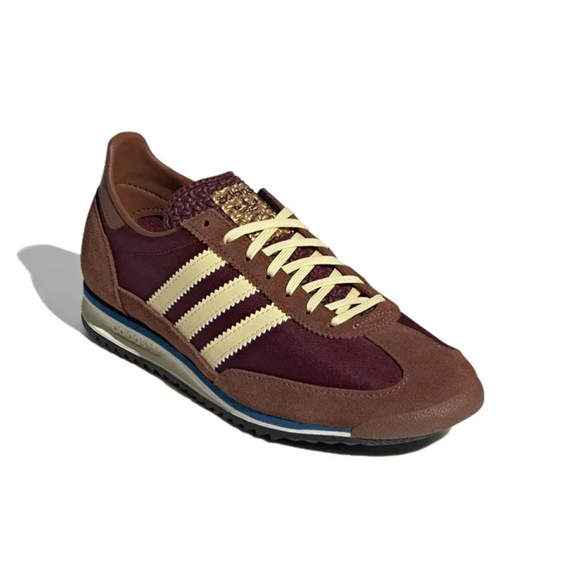 Adidas-Sapatos casuais versáteis masculinos e femininos, camurça de arroz integral versátil, antiderrapante, conforto, simples, conforto, SL 72 RS