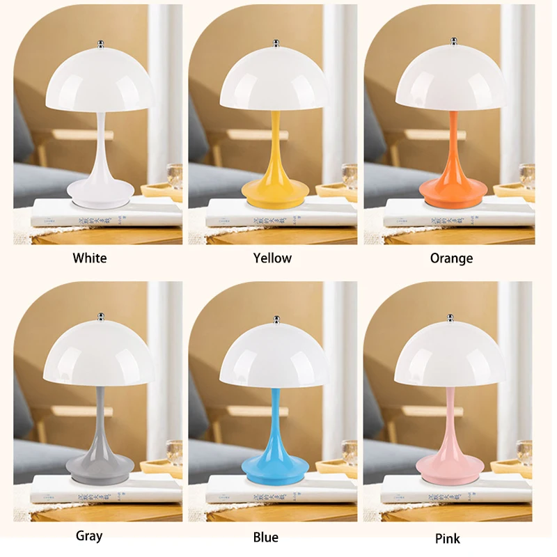 الشمال الفطر الجدول مصباح الدنماركية الحديثة الراقية شحن غرفة نوم السرير غرفة المعيشة ضوء الزخرفية مصباح ديكور الغلاف الجوي