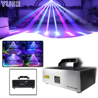 3W 2W RGB Scanning Animation Laser Light Voice Control Disco Stage Light Party Show Laser Projector Effect Lamp for Home Party