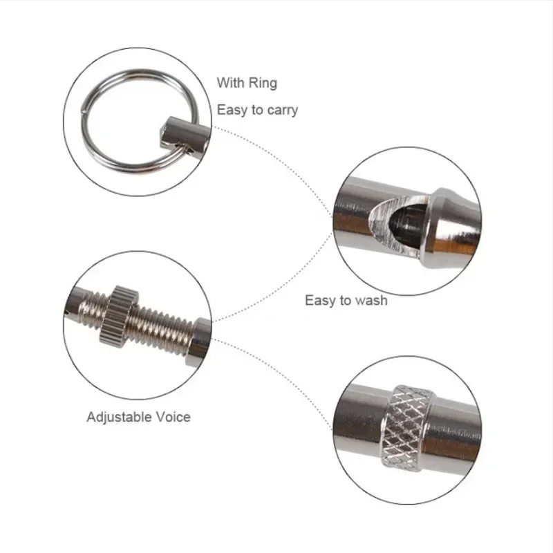 الكلاب التدريب صافرة وقف التدريب الناي صافرة صامتة نباح جهاز أداة التحكم بالموجات فوق الصوتية جرو قطار المفاتيح مستلزمات الحيوانات الأليفة