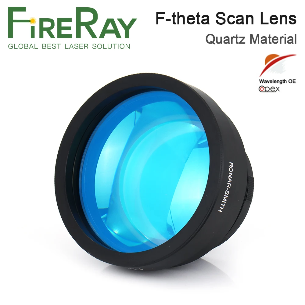 

FireRay OPEX Ronar-Smith F-theta Scan Lens M85 Quartz Material for YAG Optical Fiber Laser Marking Machine Parts