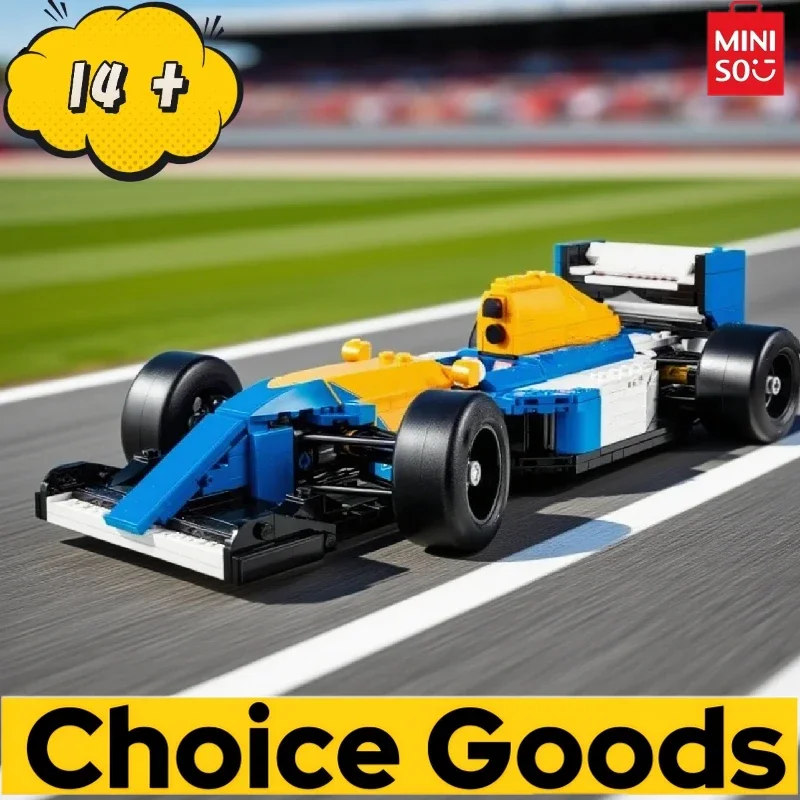 MINISO FIT 10353 Williams Team FW14B Nigel Mansell 799 pièces blocs de construction modèle brique jouet parfait pour les cadeaux d'anniversaire de noël