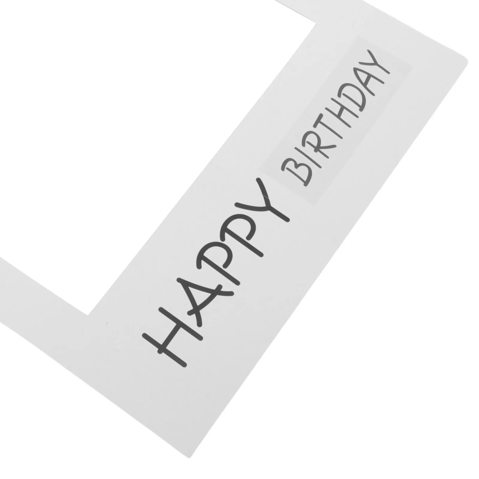 

Birthday Paper Photo Frame Party Prop Cutout Picture Decoration Supplies Frames Props Photos Families