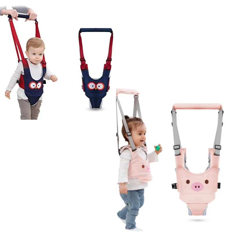 Uprząż do chodzenia dla dzieci Uprząż do nauki chodzenia dla dzieci Pomoc wspomagająca narzędzie trenera dla 7-24 miesięcy Ręczny pomocnik chodzika dla dzieci