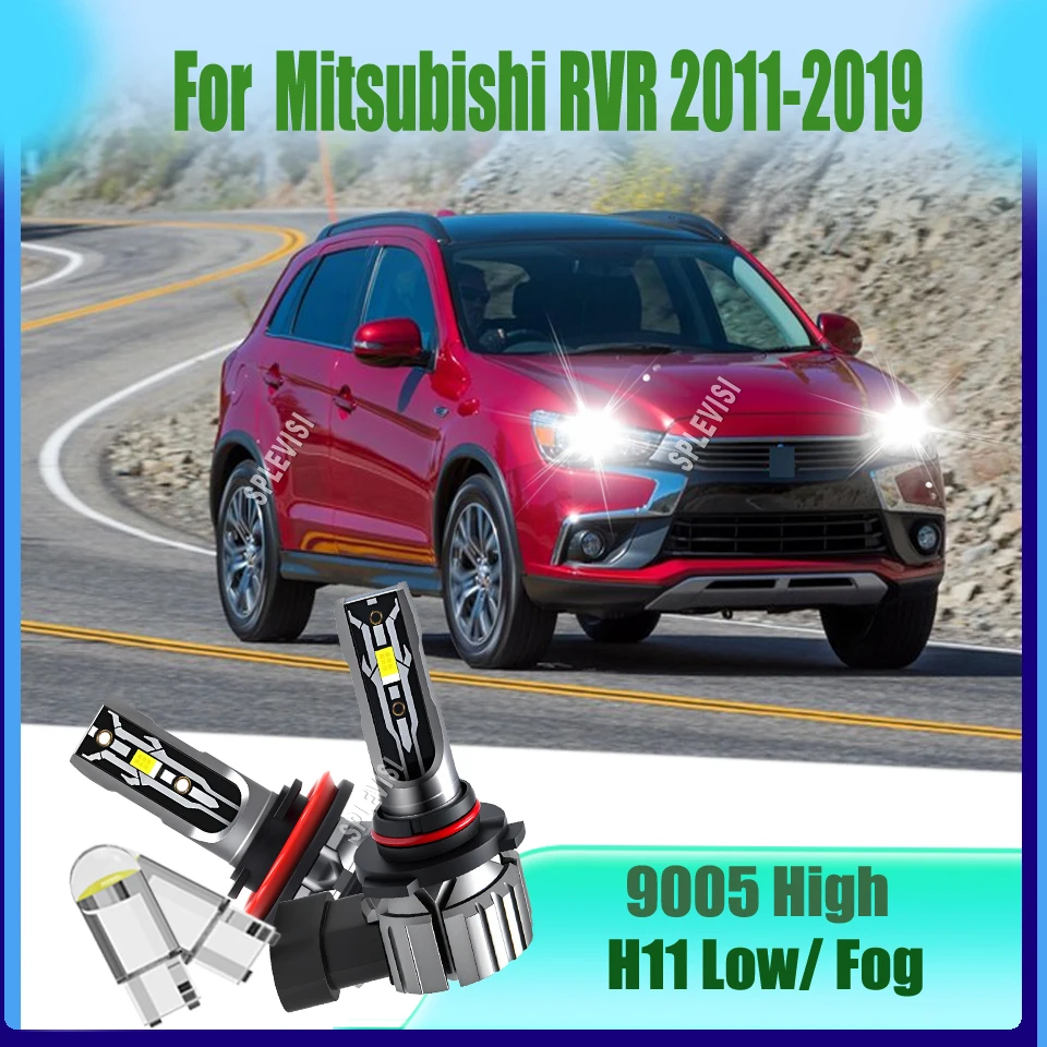 

LED 12v Headlight Fog Bulb - Great Lighting Upgrade for Your Vehicle For Mitsubishi RVR 2011 2012 2013 2014 2015 2016 2017-2019