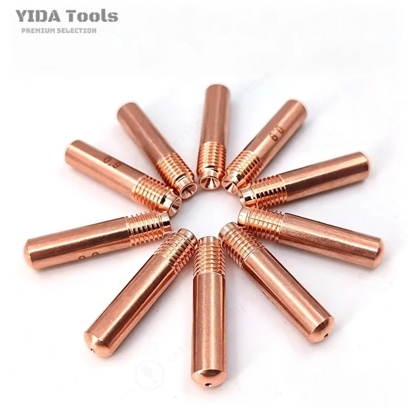 16PCS Welding Accessories Connecting Rod 00067 Conductive Nozzle for Hoba 120 125 135 140 175 180