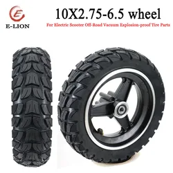 10 Inch Tubeless Tyre 10x2.75-6.5 Wheel+disc brake disc 10mm for Electric Scooter Off-Road Vacuum Explosion-proof Tire Parts