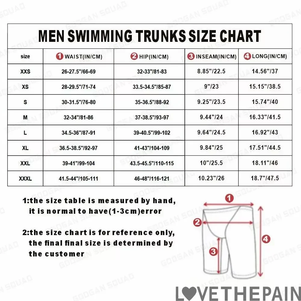 New Men Swim Jammer Swimming Trunks Professional Swim Surf Trunks Summer Beach Lycra Quick Dry Uv Protection Gym Tights Shorts image 6