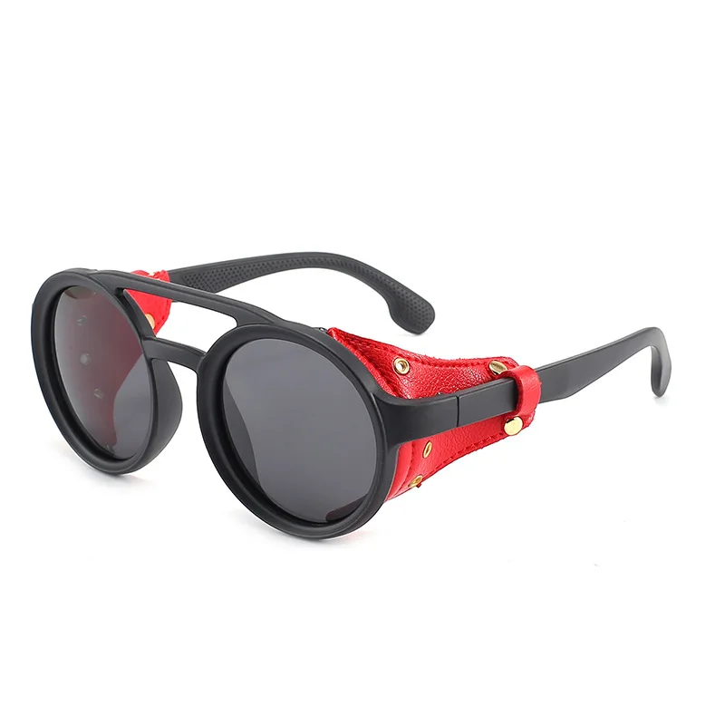 

Fashion Retro Luxury Round Women Sunglasses Y2K New Brand Design Trendy Punk Windshield Cycling Goggles Men Sun Glasses UV400