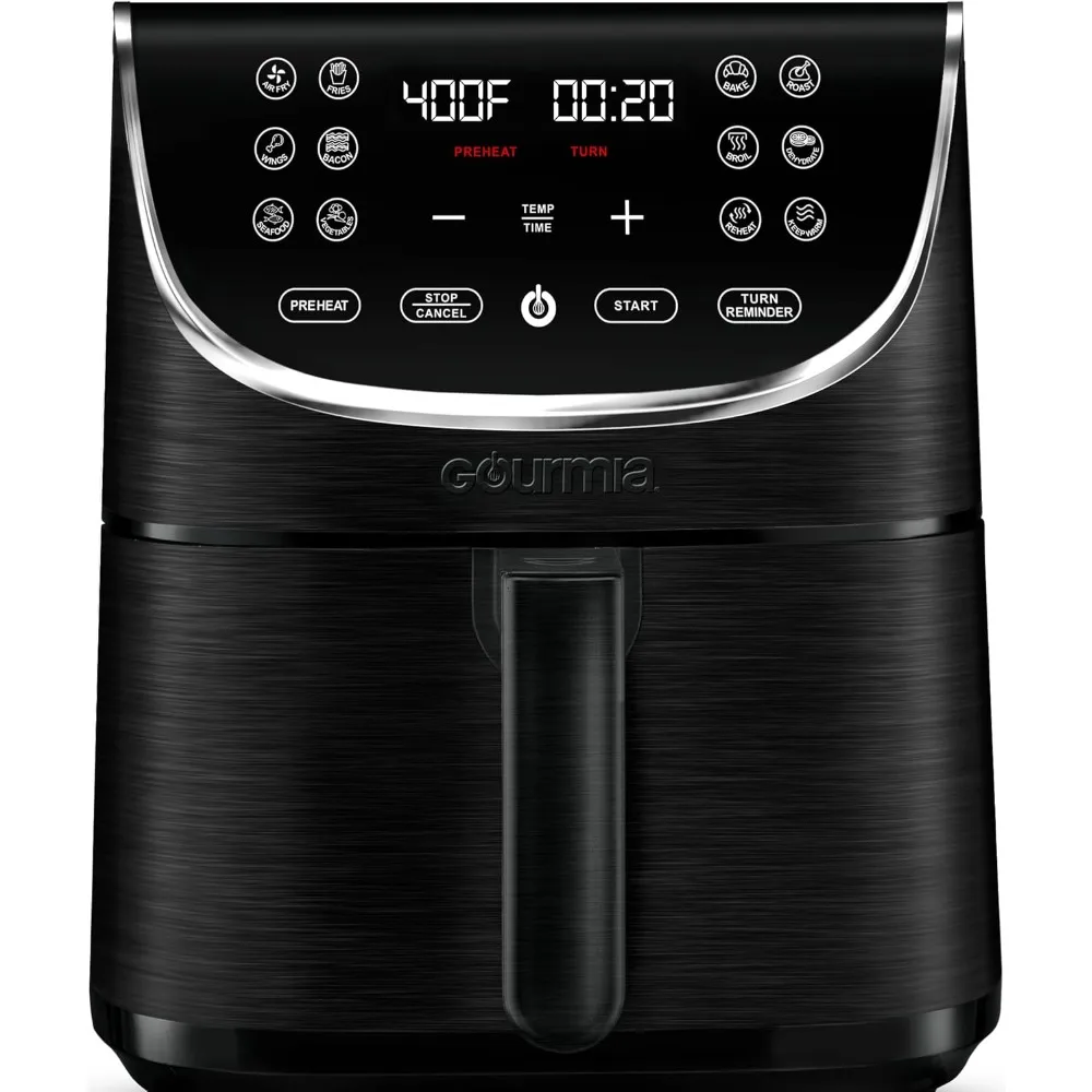 

Air Fryer Oven Digital Display 7 Quart Large AirFryer Cooker 12 Touch Cooking Presets, XL Air Fryer Basket 1700w