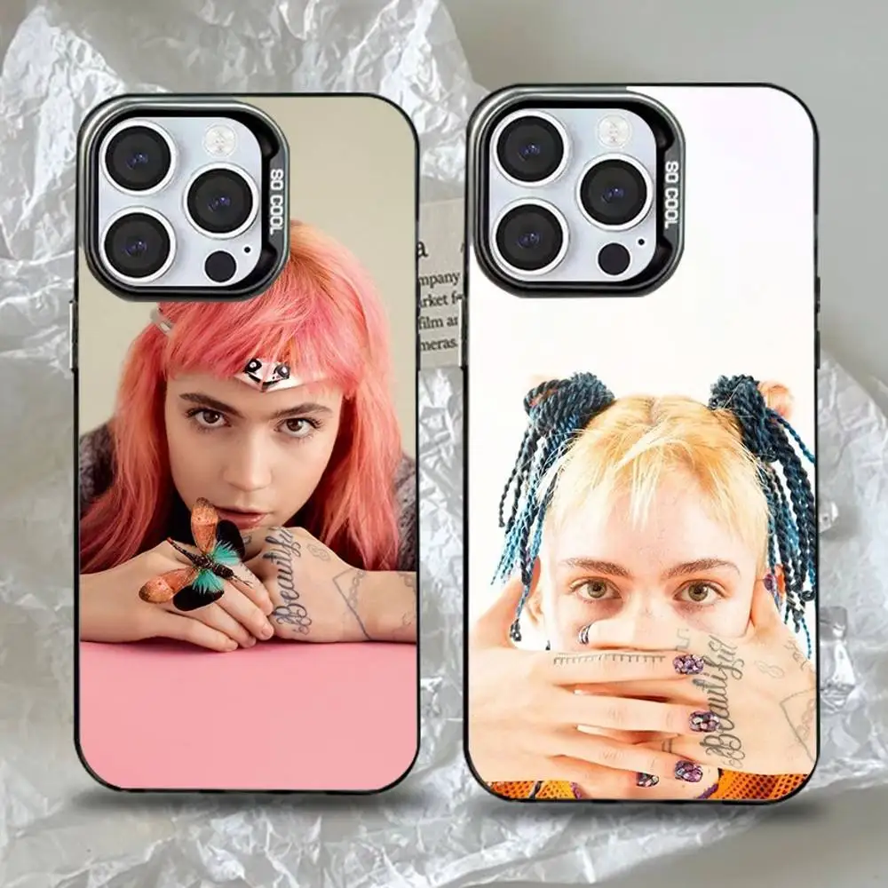 

Grimes Singer Miss Anthropocene PhoneCase For iPhone 16,15,14,13,12,11,Pro,Max,Plus,Mini,XS,SE Anti Fall Black Matte Hard Bumper
