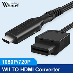 Cable convertidor Compatible con WII a HDMI, WII2HDMI para pantalla de Monitor de HDTV, adaptador de Wii a HDMI, HD 720P/1080P