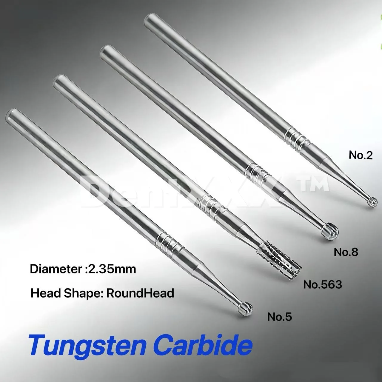 

Ultra-high hardness Tungsten Carbide Round Heads 2.35mm for Fine Groove Polishing & Hard Material Finishing