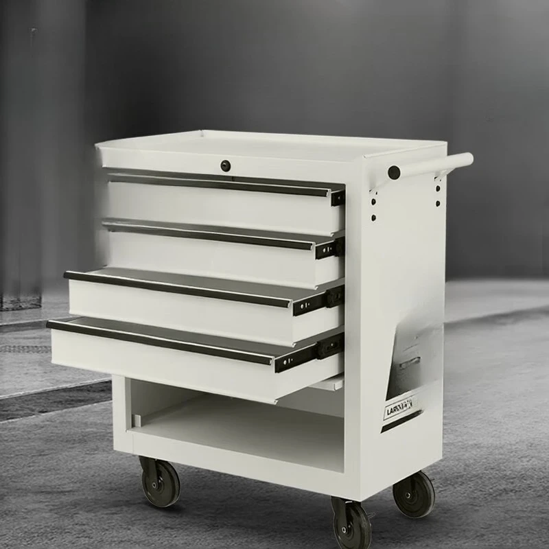 

Light luxury mobile storage car, cafe studio multi-functional rack, trolley cabinet