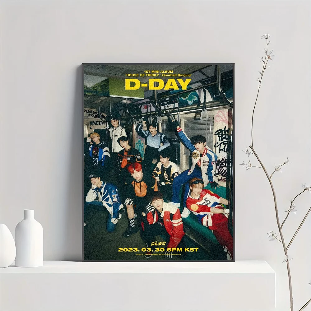 1 قطعة بوي باند كور X-xikers ملصق HD الملصقات غرفة المنزل مقهى فن الديكور طلاء جدران صورة #5