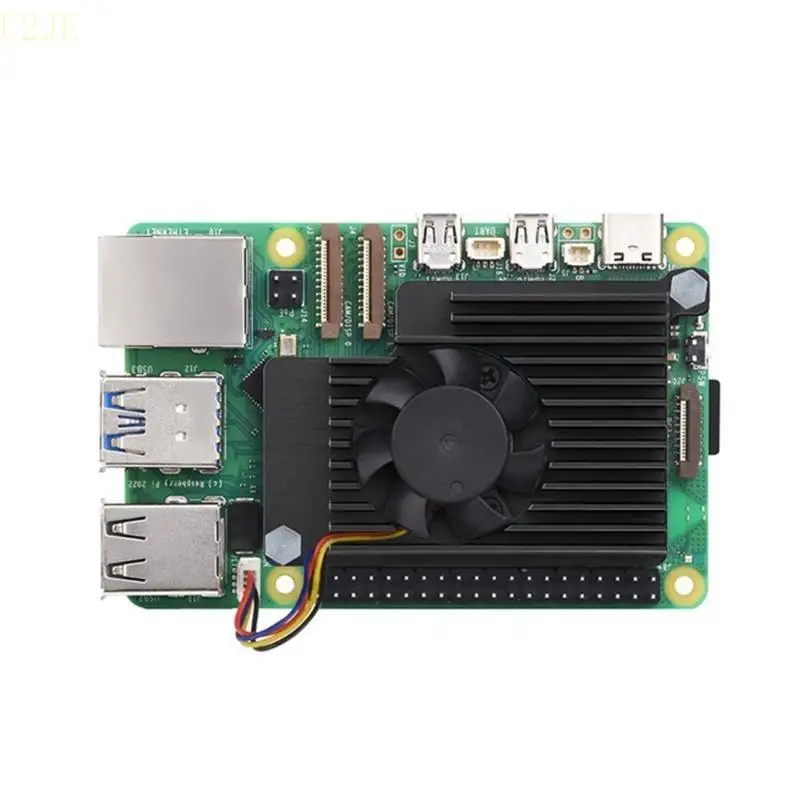 U2JE Copper Heatsinks Active Cooling Fan for 5 Dedicateds Radiators