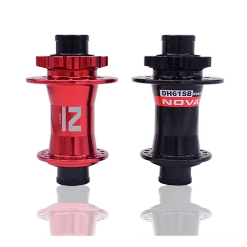 Imagen 2 del producto Novatec-buje pasante de 15mm para bicicleta de montaña, ejes de refuerzo de eje DH, ejes cilíndricos delanteros y traseros para descenso, pieza de accesorios de ciclismo