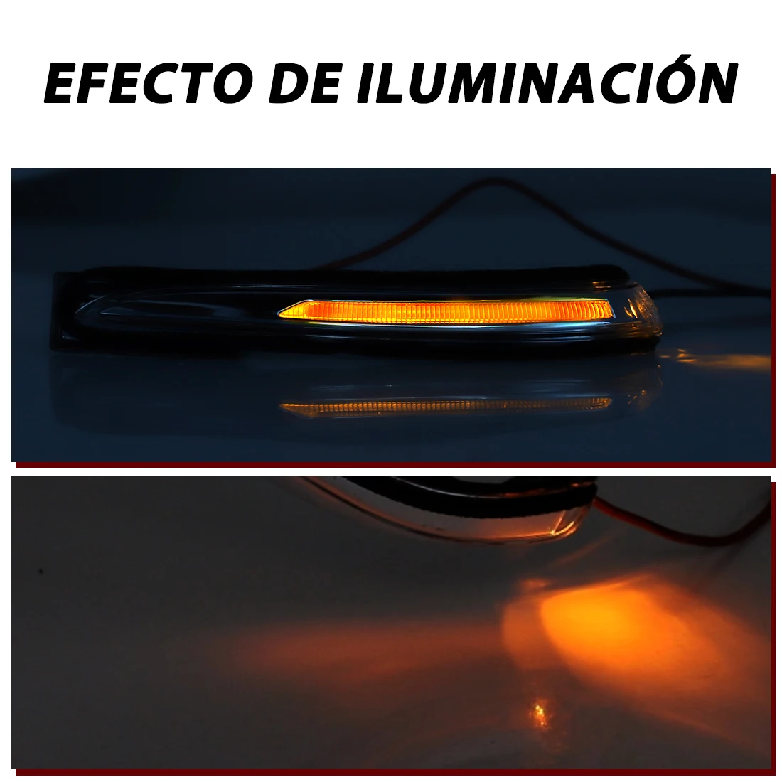Car Rearview Mirror LED Turn Signal Light for Hyundai Santa Fe i10 2014 2015 2016 2017 Front Side Blink Flasher Lamp 87613-B4000