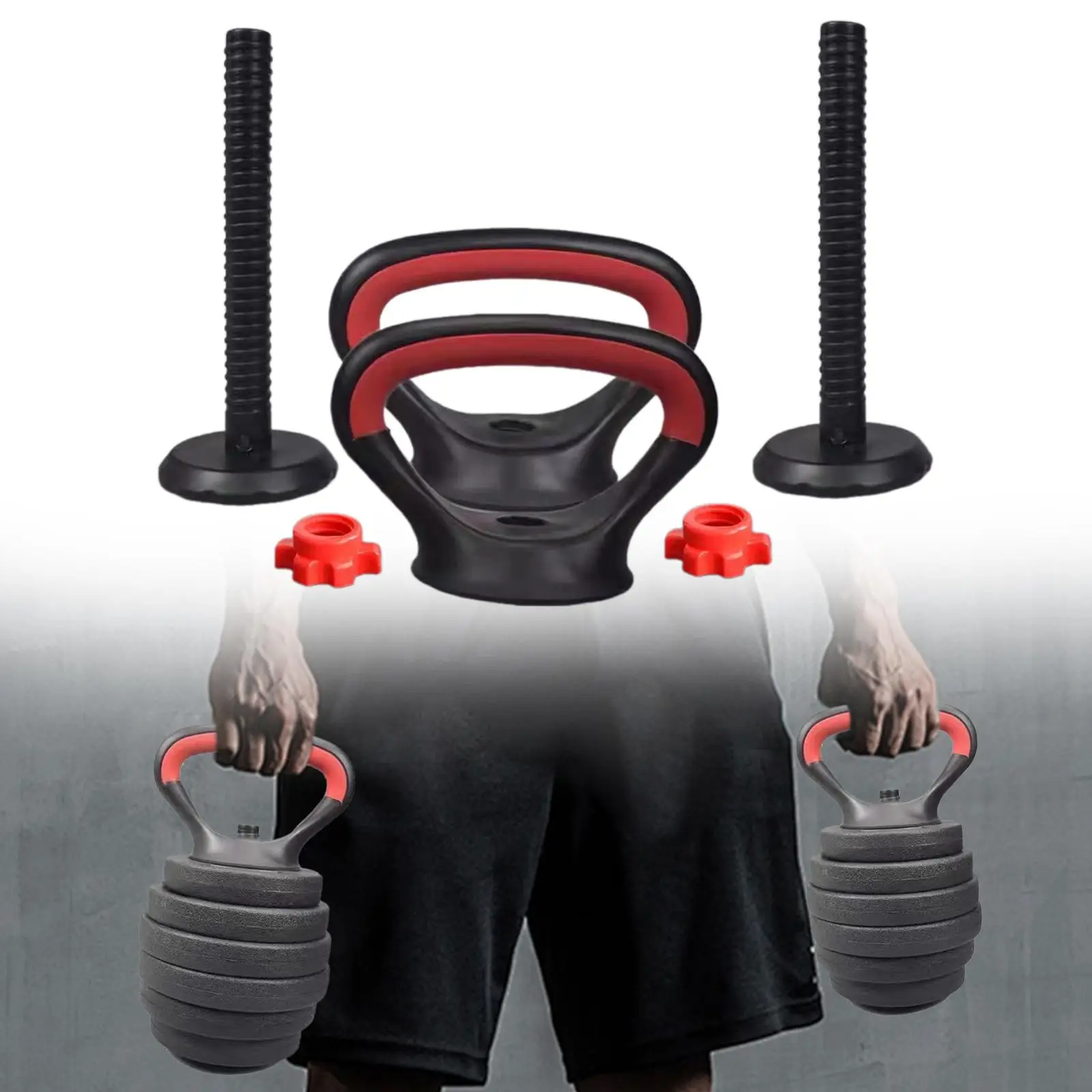 Kettlebell Handle Bodybuilding Fitness Home Competition Gym Kettle Bell Grip