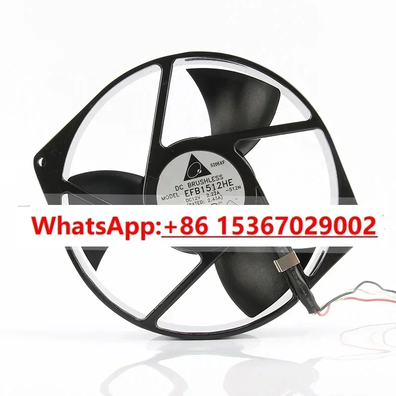 

24V 48V 170 x 150 x 38mm DC12V 2.22a EC AC17CM large air volume/equipment violent metal EFB1512HE cooling fan