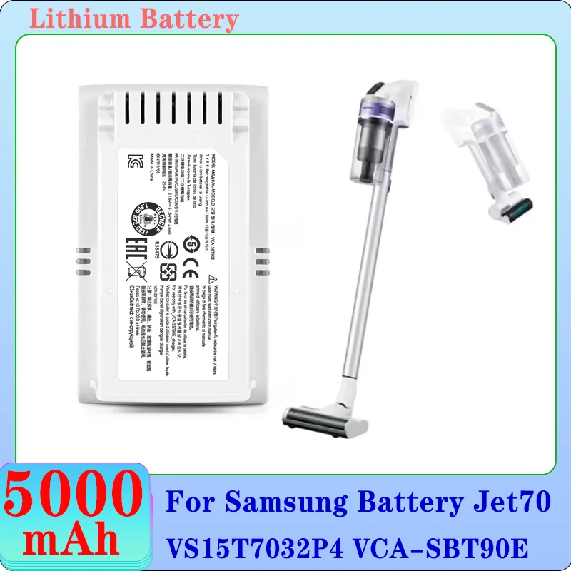 แบตเตอรี่สำรองสำหรับเครื่องดูดฝุ่น Samsung Jet 70 Multi รุ่น VS15T7032P4 – วิเคราะห์และรีวิวอย่างละเอียดจากผู้ใช้งานจริง