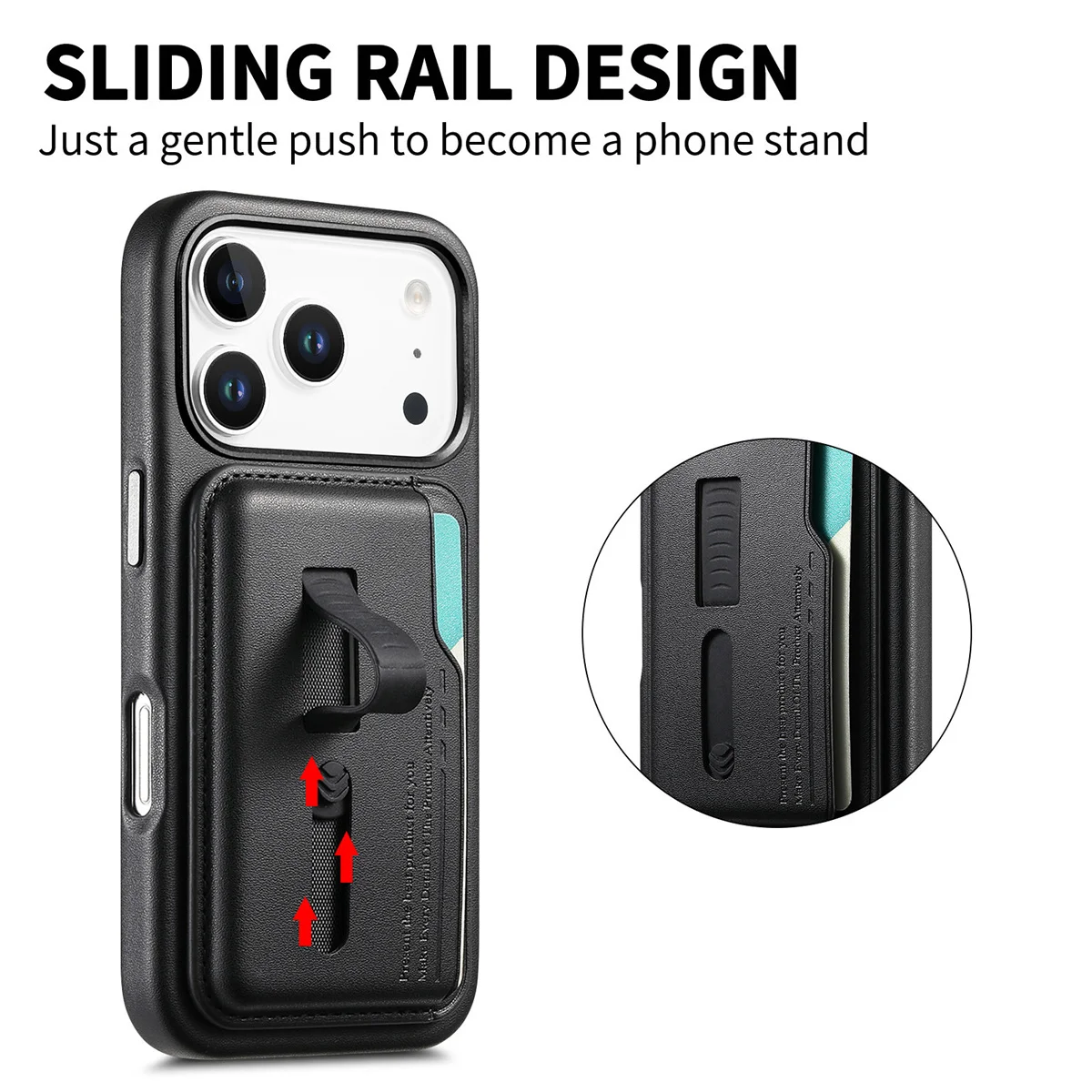 For Magsafe Magnetic Leather Wallet Luxury Phone Case for IPhone 17 Air 16E 16 15 14 13 12 Pro Max Card Holder Bag Purse Cover