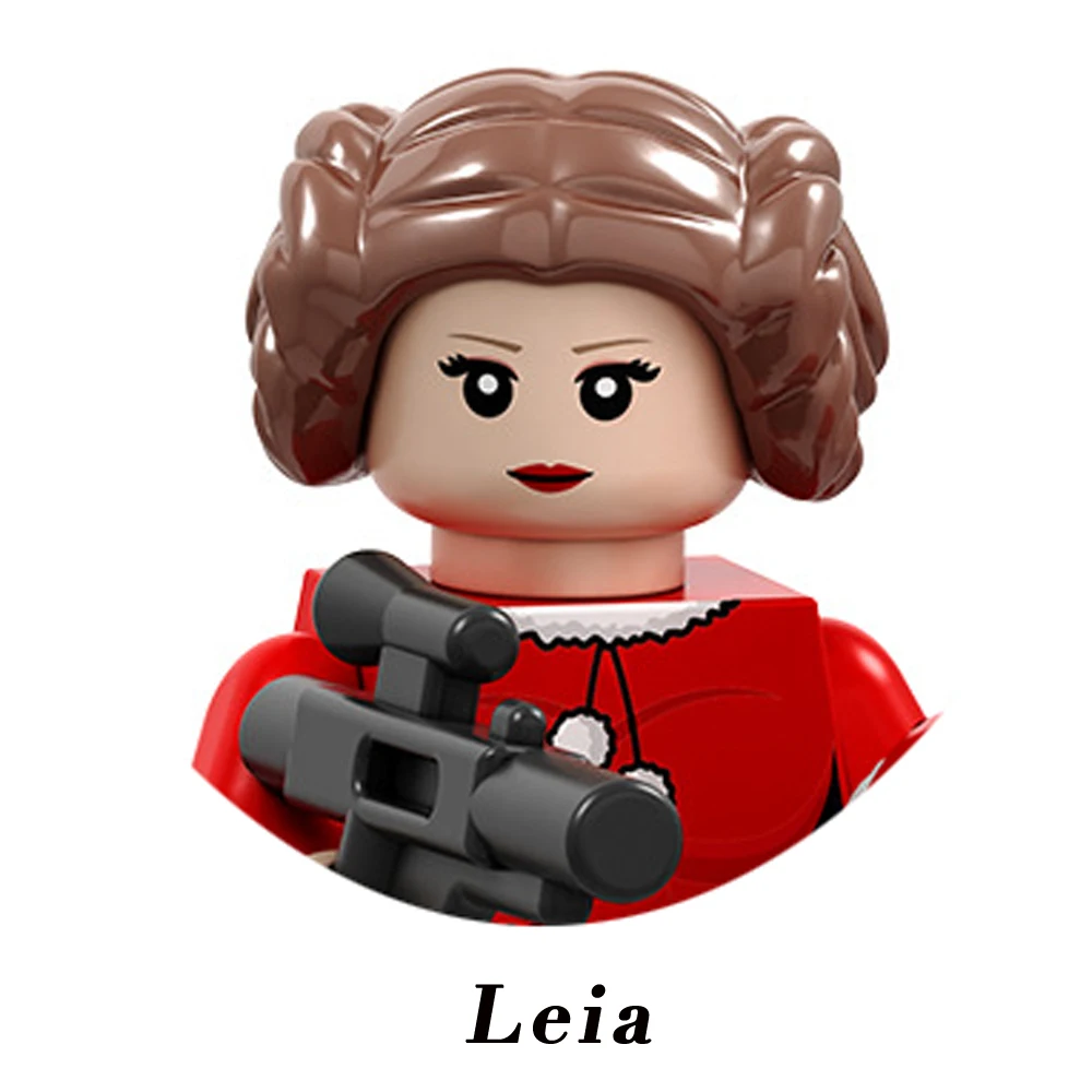 

DISNEY Рождественская коллекция йода Боба Фетт Оби-Вань строительные блоки Leia Человек-паук танос олень кирпичи экшн-фигурки Детские игрушки