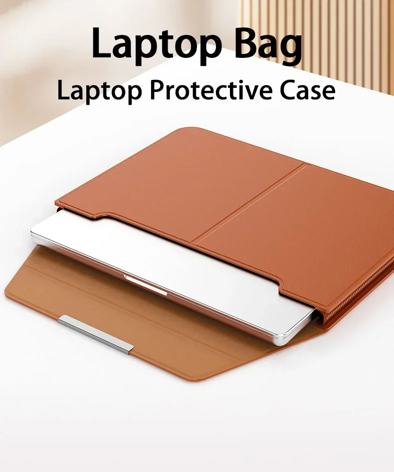 

Laptop Sleeve Waterproof for Macbook Air 13 Case 11 13.3 15.4 Retina Unisex Letters Sleeve Envelope Leather Laptop Sleeve Pouch