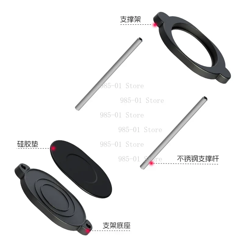 Metal Coffee Stand with Manual Dripper Holder, Dual Loop Ore Radio with Diode Detector