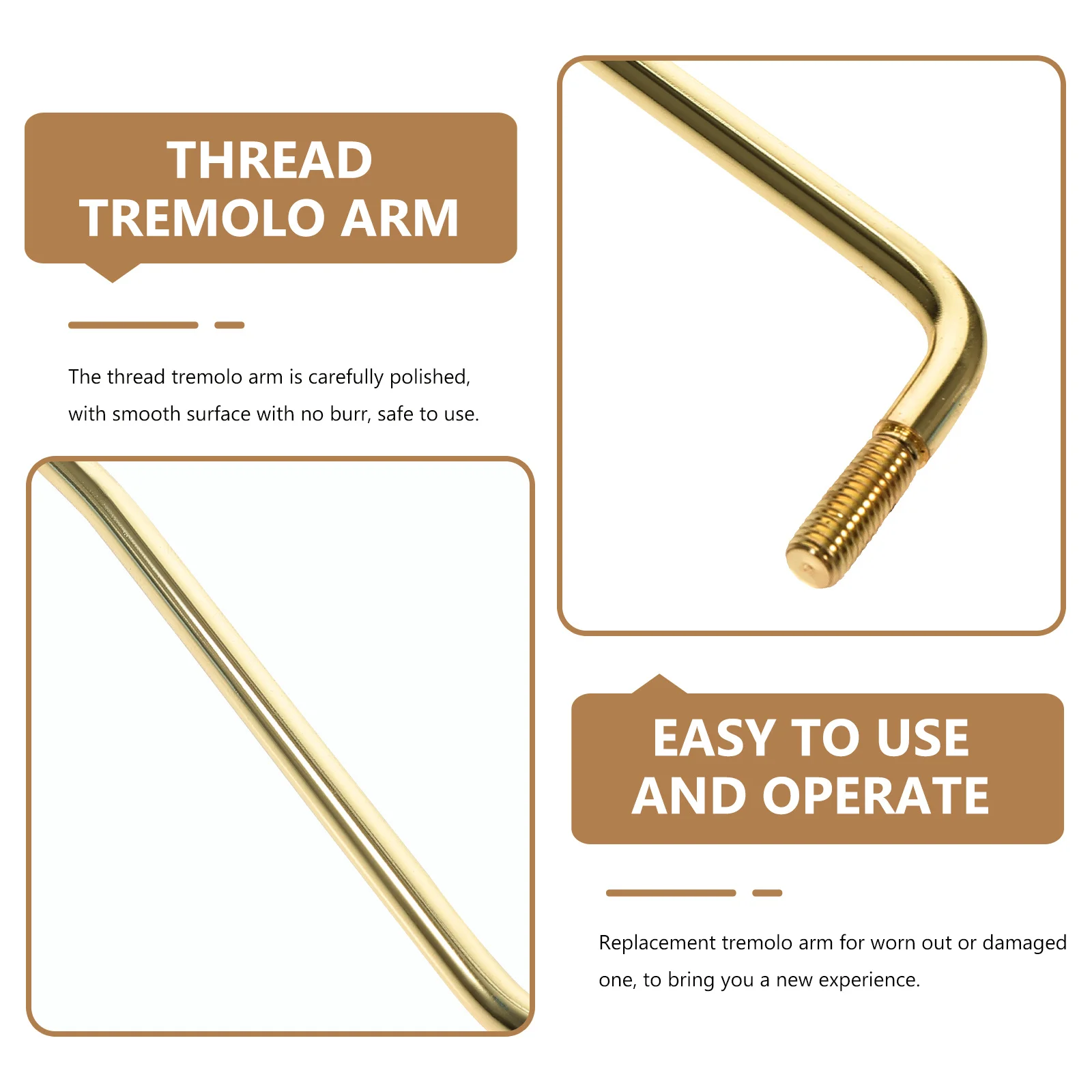 

Guitar Tremolo Bar 6mm Thread Metal Electric Guitar Part Sturdy Alloy Material Pitch Change New Experience Thread Tremolo Arm