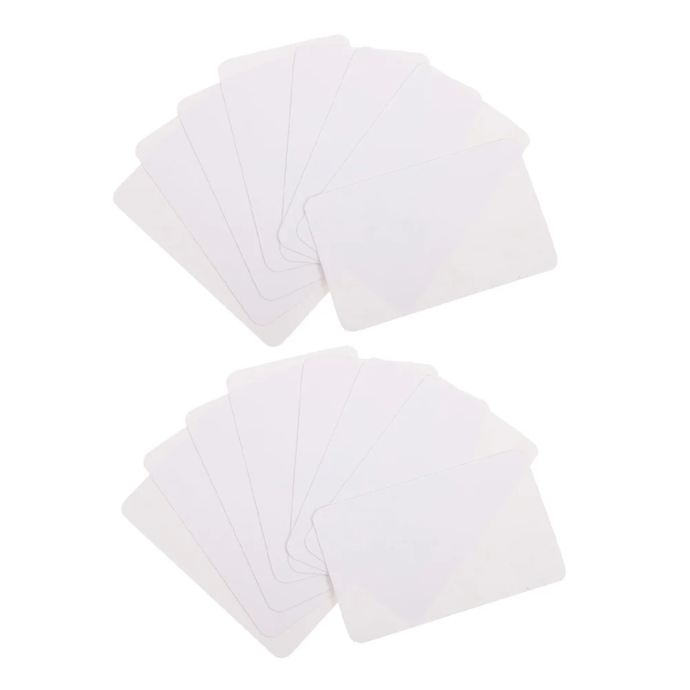 

500Pcs Blank Kraft Paper Cards Thick Heavy Note Cards for Study Office Home Memo Flashcards Creative Uses Blank Business Card