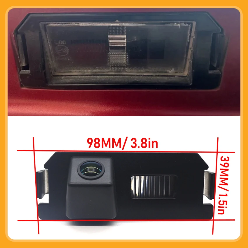 سي دي اتش دي 170 °   عين السمكة كاميرا الرؤية الخلفية لكيا سول AM PS 2008 2009 2010 2011 2012 2013 2014 2015 2016 2017 2018 2019 شاشة السيارة