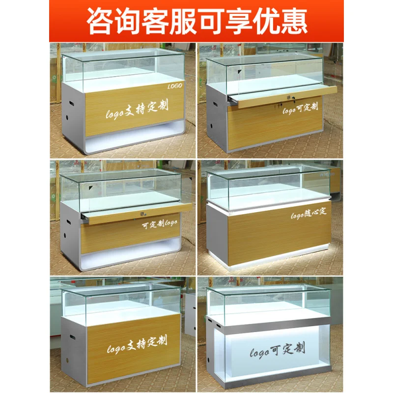 custom. [Custom Convenient] New Model Phone Display Stand New Showcase Wall-Mounted Jewelry Custom Transparent Glass Disp