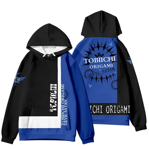 Imagen 2 del producto Sudadera con capucha para hombre con estampado 3D de Anime japonés Date A Live Girl Tokisaki Kurumi Nightmare, ropa informal Harajuku para hombre