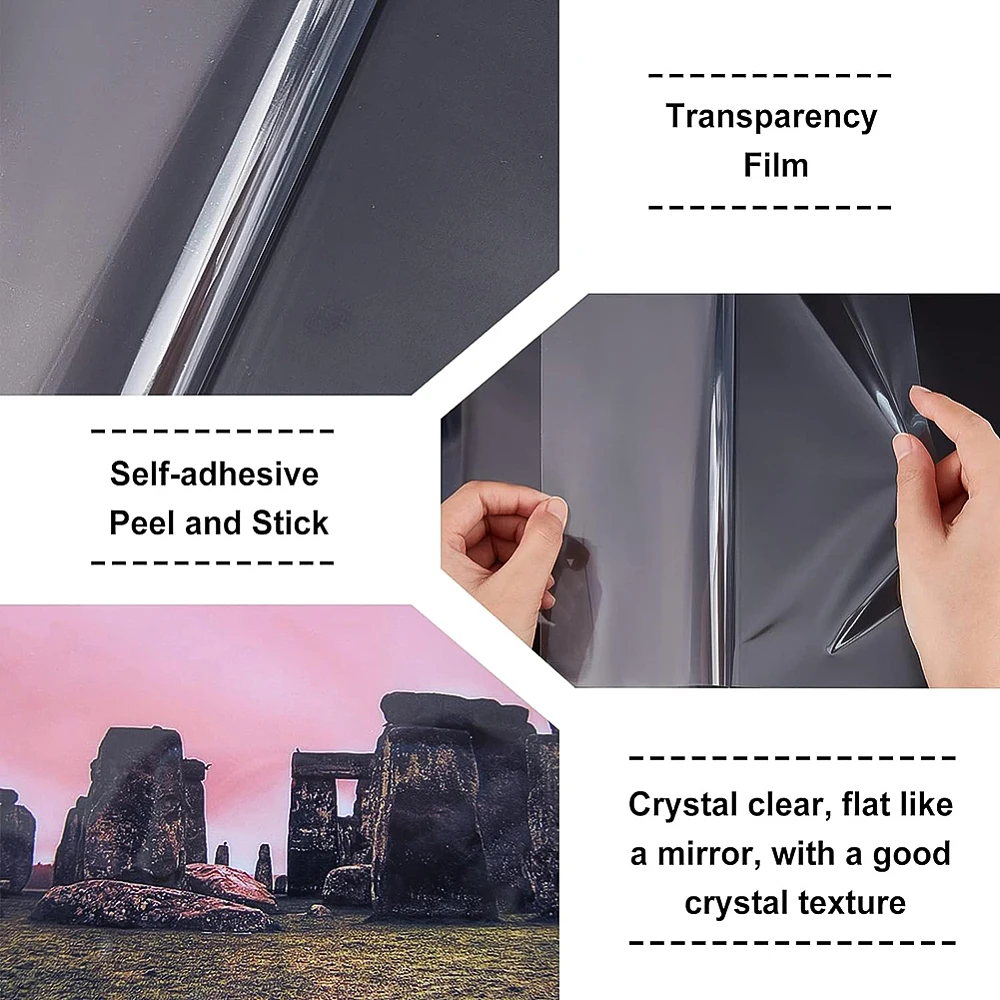 24PCS Self-Adhesive Glossy Sheets 4 mil Thick A4 Waterproof Sealing Laminating Film Photographic Paper Certificates Artwork