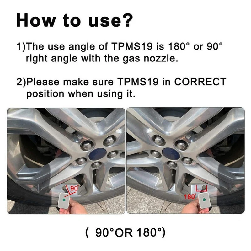 

TPMS-19 Tire Pressure Monitoring System Tool, Waterproof TPMS Activation Device for Quick Pressure Reset and Monitoring