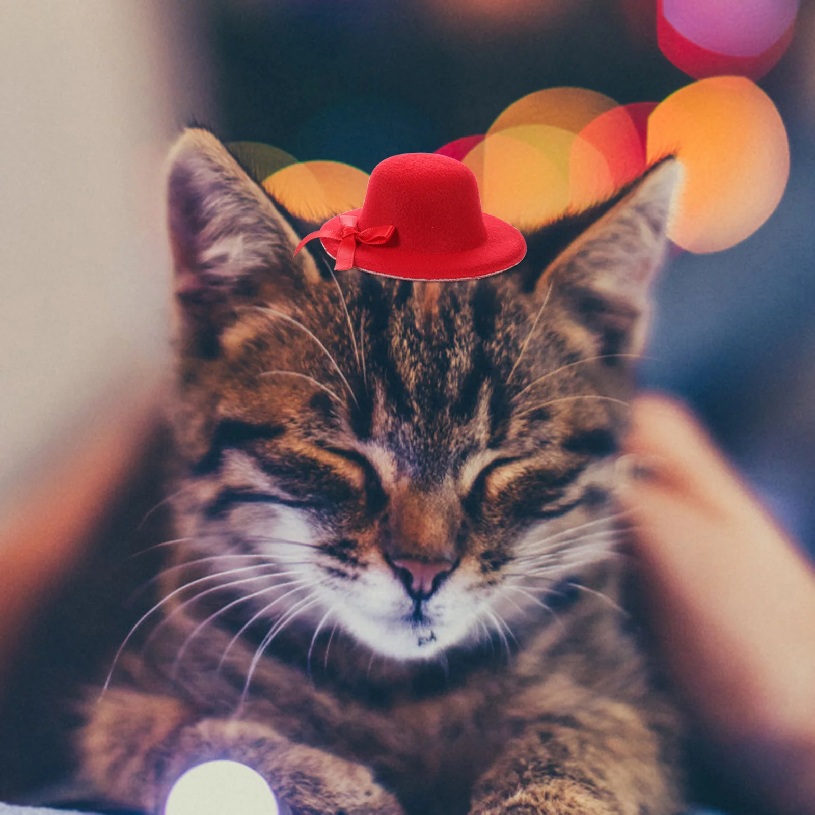 

2Pcs Pet Hat and Scarf Xmas Dog Decor Comfortable Craftsmanship Lightweight Practical Gift Pet Hat and Scarf Dog Costume Set