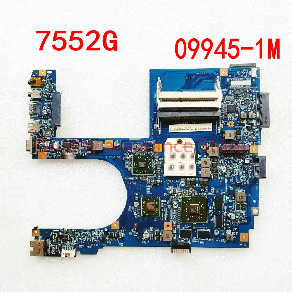 For Acer ASPIRE 7552 7552G Laptop Motherboard 09945-1M Mainboard 48.4JN01.01M MBPZT01002 MB.PZT01.002 100% Tested