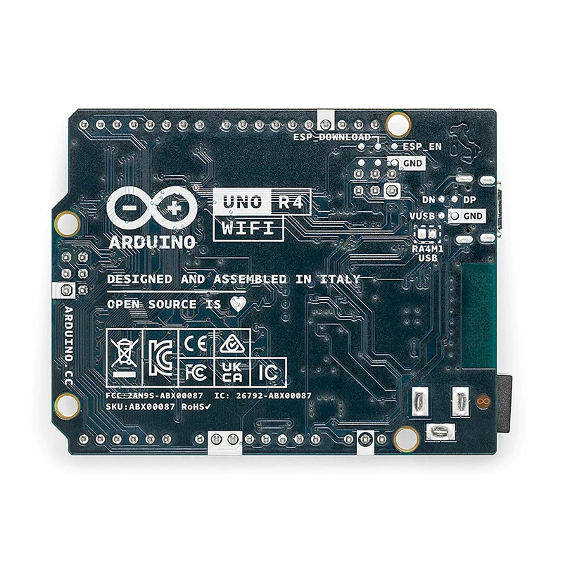 Original Arduino UNO R4 WiFi Development Board ABX00087 Merging the RA4M1 Microprocessor with the ESP32-S3