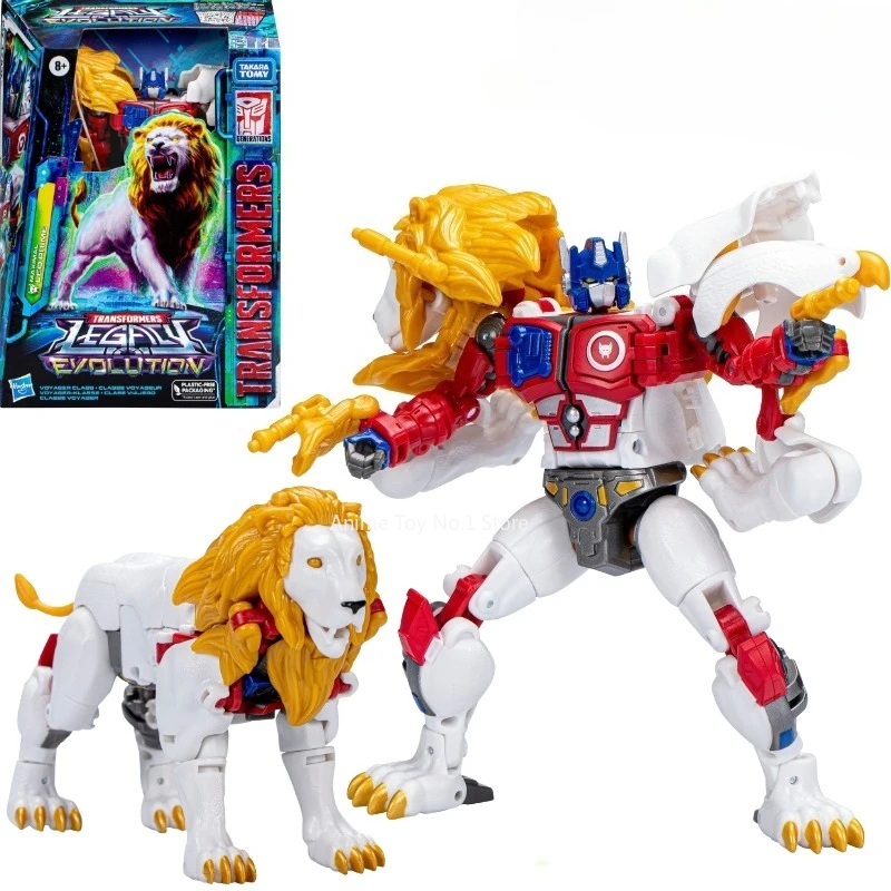 Original box Transformer G-V White Lion Optimus Prime MD-005 Animation figurines Promotional items anime character robot statue