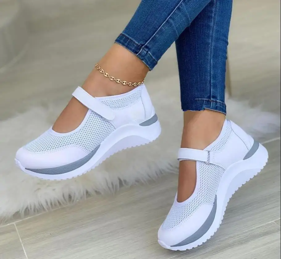 Sneakers Women Light Mesh Platform Hollow Out Sandals Shoes Tenis Feminino Breathable Sports Shoes Women 858 Zapatillas Mujer