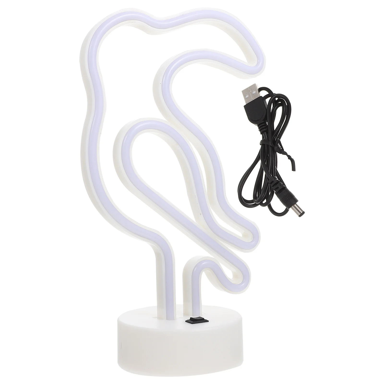 

Creative LED Parrot Neon Sign Night Lamp Bedroom Decoration Warm Romantic Neon Light Table Lamp LED Night Light