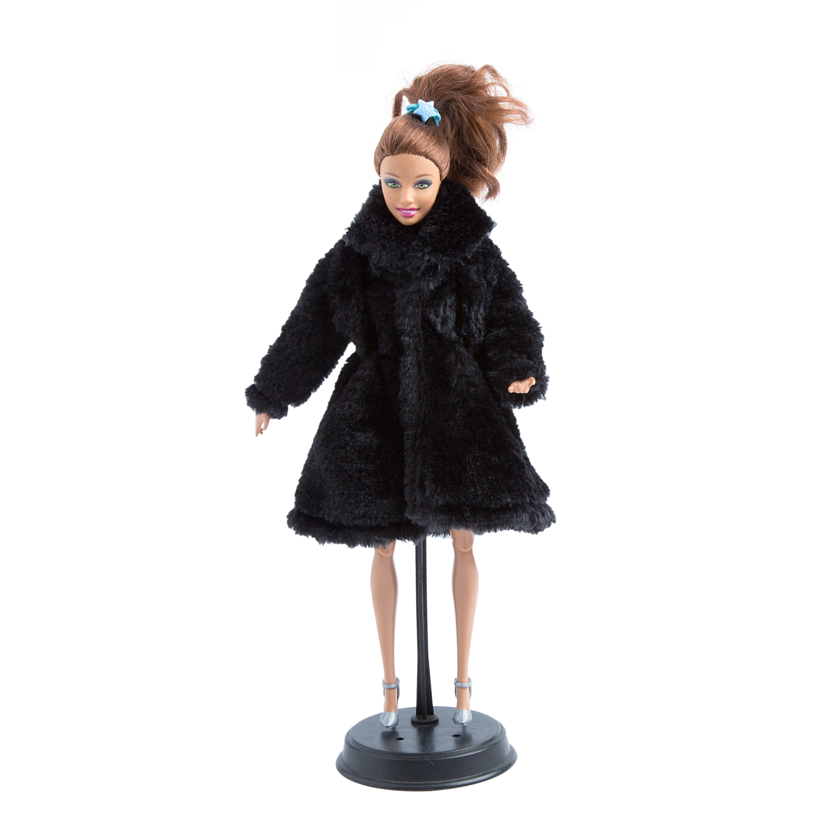 New 30cm 1/6 Grows Outfit Flannel coat Accessories Clothes for Barbies doll