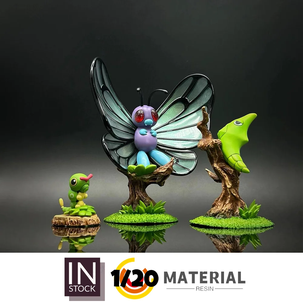 

[IN STOCK] 1/20 Resin Figure [INFINITE] - Caterpie & Metapod & Butterfree