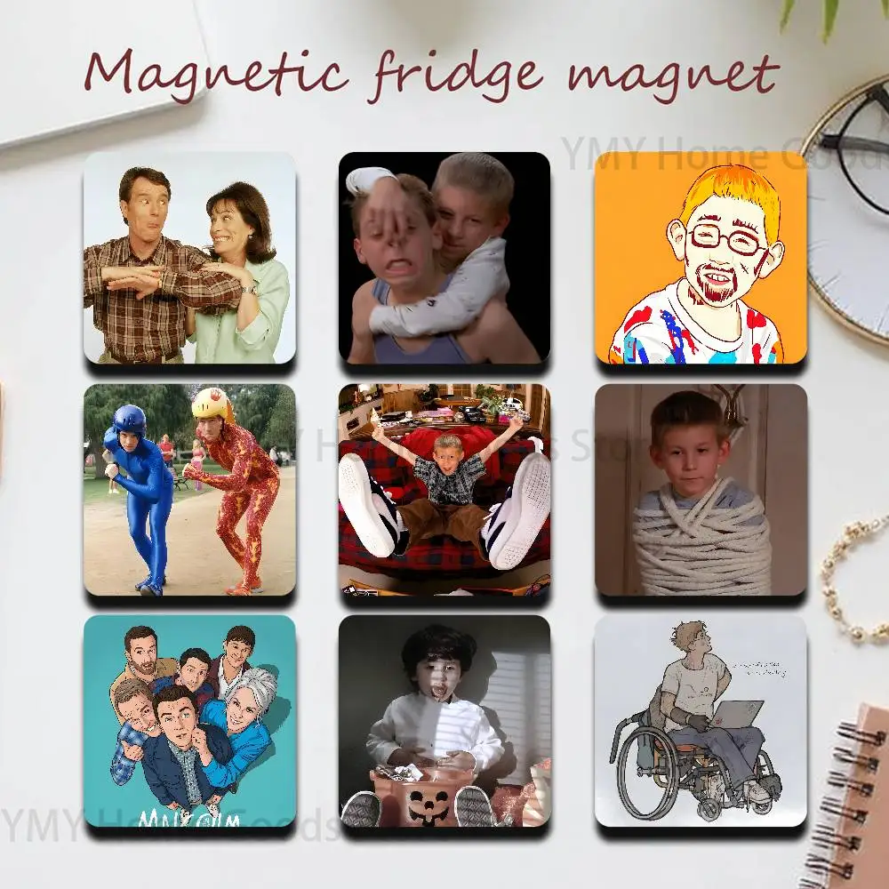 Lois Hal Francis Reese M-Malcolm in the Middle Fridge Magnetic Magnet PVC Memorial Decor for Family Friends Students Adults