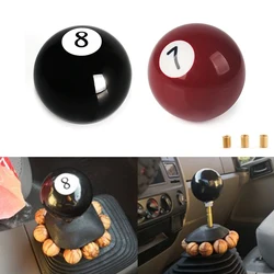 Black 8 Ball Gear Knob / Short shifter Knob For Universal Car Acrylic BLACK 8 Ball For